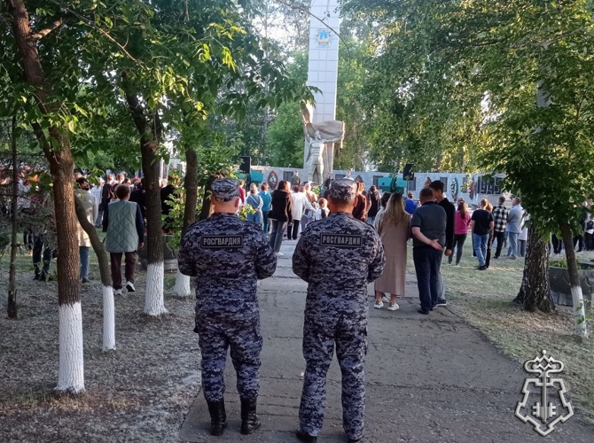 Правопорядок на массовых мероприятиях в Курганской области обеспечили росгвардейцы