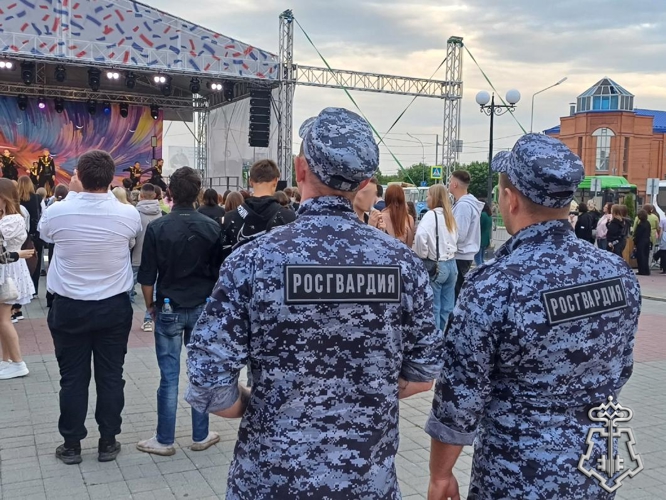 В Зауралье сотрудники Росгвардии обеспечивали безопасность на протяжении всего музыкального фестиваля 