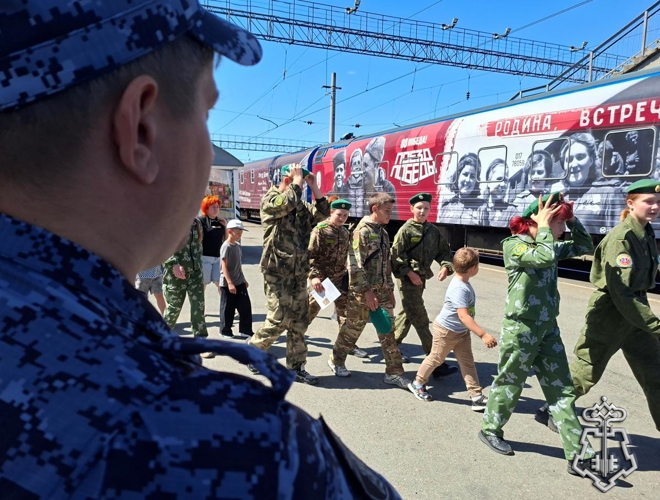 Росгвардия обеспечила безопасность пребывания «Поезда Победы» в Курганской области