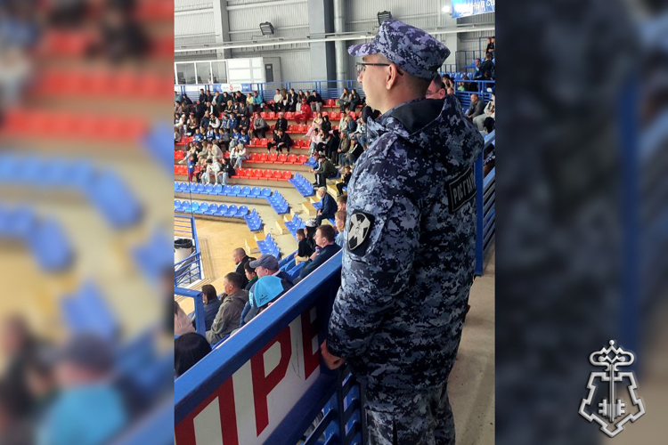 Росгвардейцы обеспечили правопорядок на матчах ВХЛ в Зауралье