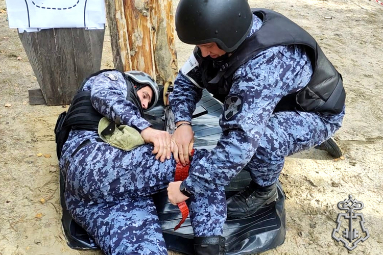 Тактико-ситуационные стрельбы провели росгвардейцы в Зауралье