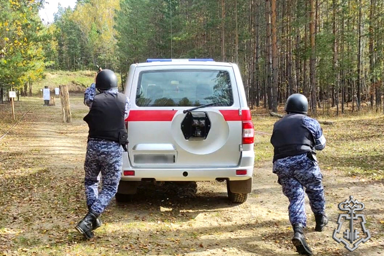 Тактико-ситуационные стрельбы провели росгвардейцы в Зауралье