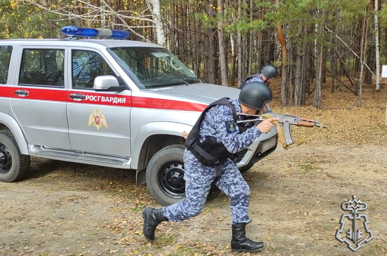 Тактико-ситуационные стрельбы провели росгвардейцы в Зауралье
