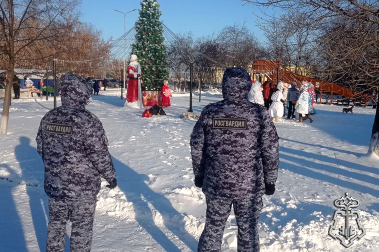 Безопасность новогодних мероприятий в Зауралье обеспечила Росгвардия