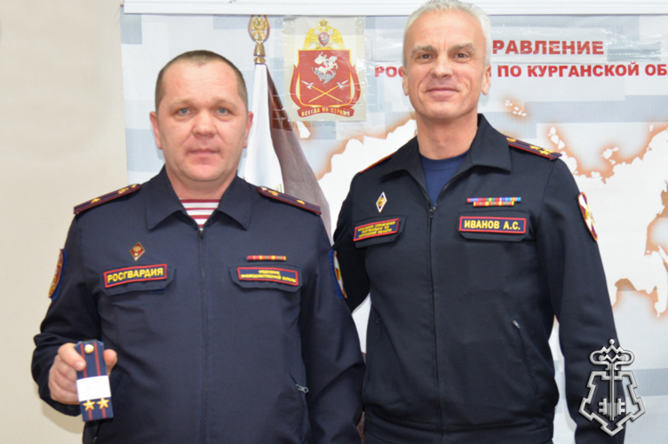 В Зауралье офицерам Росгвардии присвоены специальные звания на одну ступень выше