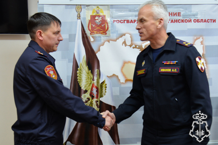 В Зауралье офицерам Росгвардии присвоены специальные звания на одну ступень выше