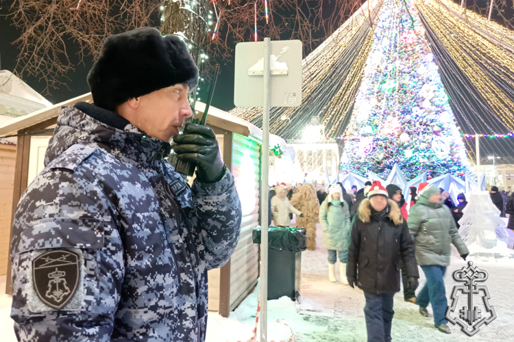 В новогоднюю ночь безопасность и правопорядок в Зауралье обеспечила Росгвардия (видео)