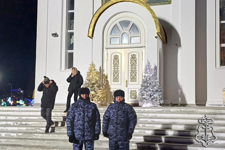 Росгвардия обеспечила безопасность рождественских мероприятий в Зауралье