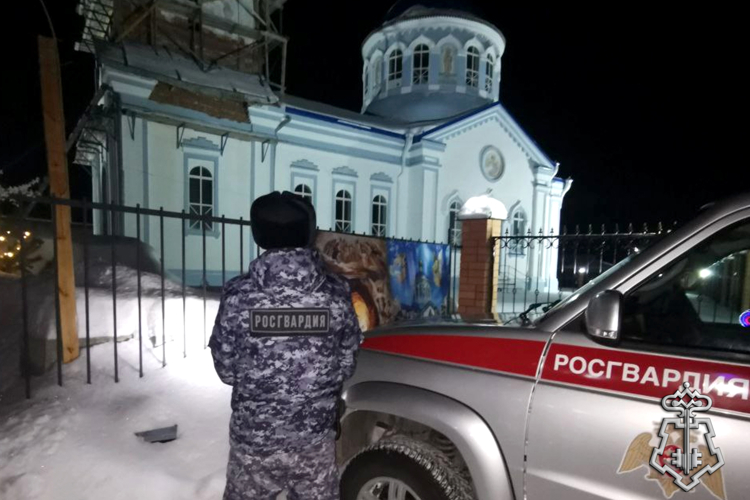 Росгвардия обеспечила безопасность рождественских мероприятий в Зауралье