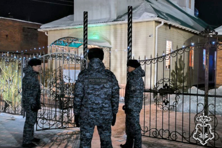 Росгвардия обеспечила безопасность рождественских мероприятий в Зауралье