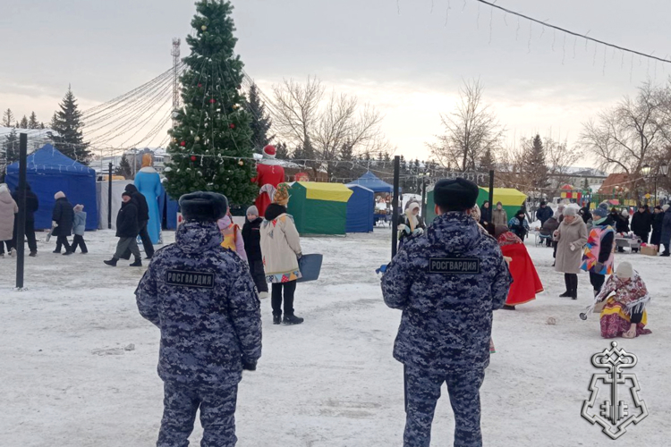 Правопорядок на массовых мероприятиях в Зауралье обеспечили сотрудники Росгвардии