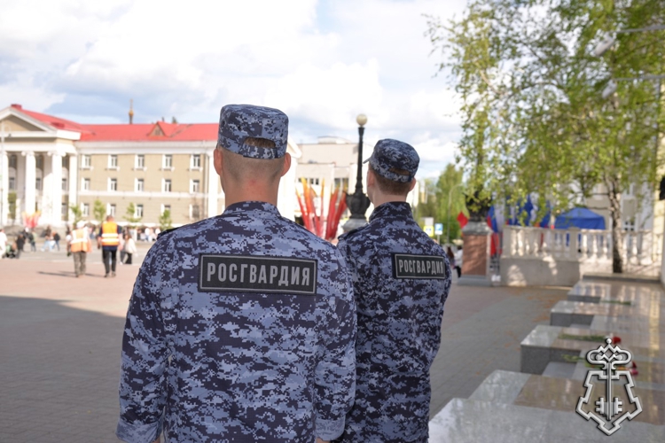 Росгвардия обеспечила безопасность празднования Дня Победы в Зауралье (видео)
