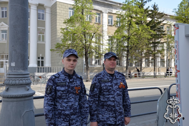 Росгвардия обеспечила безопасность празднования Дня Победы в Зауралье (видео)