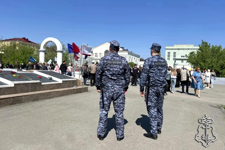 Росгвардия обеспечила безопасность празднования Дня Победы в Зауралье (видео)