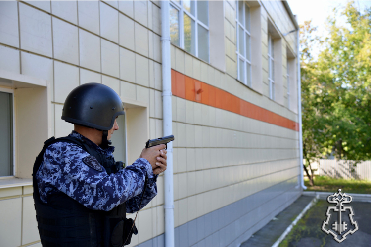 Росгвардейцы приняли участие в антитеррористической тренировке в Зауралье