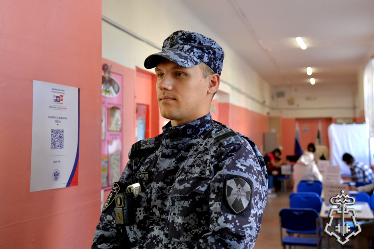В Курганской области правопорядок в Единый день голосования  обеспечила Росгвардия 